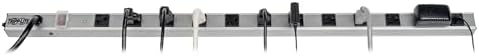Tripp Lite 12 Outlet Surge Protector Power Strip, 15ft Long Cord, Metal, (SS361220) Black/Gray