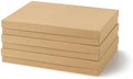 Soul & Lane - Letter Size Document Storage Boxes with Lids, Set of 3, Kraft | Flat Cardboard Paper Organizers for Letters, Files, Photos and Crafts, Stackable Office Keepsake Storage for Manuscripts