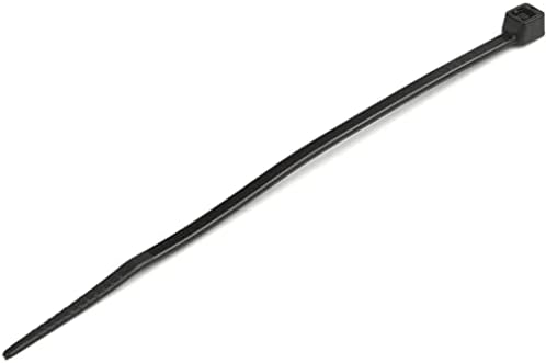 StarTech 4"(10cm) Cable Ties, 94V-2/UL Listed, Black, TAA (CBMZT4B)