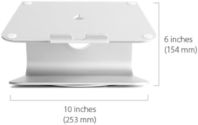 Rain Design mStand360 Laptop Stand with Swivel Base, Starlight (10093)