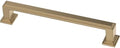Franklin Brass 10 Pack Champagne Bronze Gold Cabinet Handles 5-1/16 inch (128mm) Kitchen Cabinet Handles and Drawer Pulls for Cupboards and Dressers | Stepped