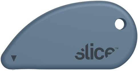 Slice Micro Safety Cutter | Safe Ceramic Box Cutter Lasting 11x Longer than Metal | Keychain Box Opener | Combo Pack | Slate + Millennial Gray