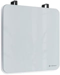 U Brands Glass Dry Erase Whiteboard, 12" x 12", Magnetic Surface, White