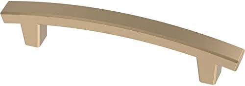 Franklin Brass (10-Pack) – Champagne Bronze Cabinet Handles, 4 Inch Hole Center, Pulls for Drawers, Kitchen Cabinet Door, Dressers | Pierce