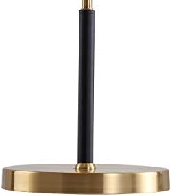 JONATHAN Y Oskar Desk Lamp Mid-Century Modern Task 22.5", Black/Brass Gold