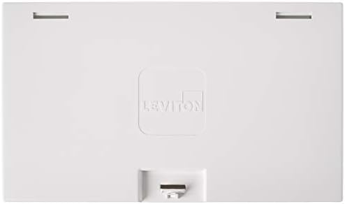 Leviton 9.01" Compact Structured Media Enclosure with Cover, White, 47605-MDU