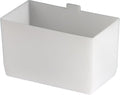 Akro-Mils 30102 Plastic Bin Cups, 2.75" x 5" x 3", White, 24-Pack