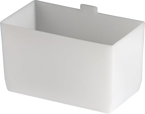 Akro-Mils 30102 Plastic Bin Cups, 2.75" x 5" x 3", White, 24-Pack
