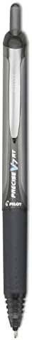 PILOT Precise V7 RT Liquid Ink Rollerball Pens, Black Ink Pens, 12-Pack