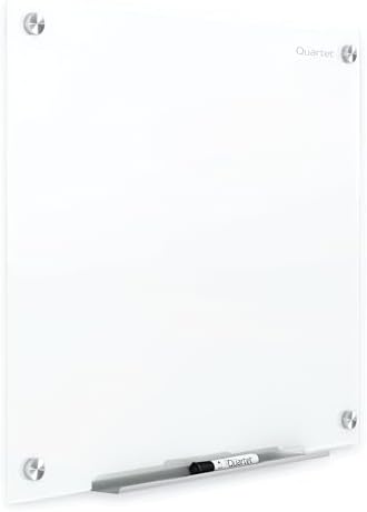 Quartet Dry Erase Board, Magnetic Whiteboard 4' x 3', Glass Board for Wall, Infinity, Brilliance White (G24836W)