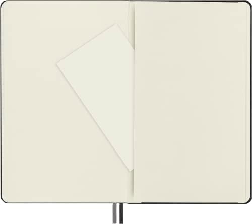 Moleskine Classic Expanded Notebook, Hard Cover, Large (5" x 8.25") Squared/Grid, Black, 400 Pages