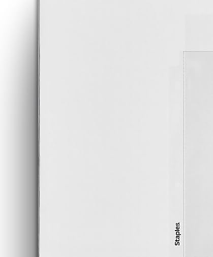 Staples Medium‑Weight Sheet Protectors, Clear, Archival‑Safe, Top‑Loading Design, Fits Standard 3‑Ring Binders, 150/Carton
