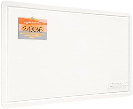 Felt Bulletin Board 36x24 inches, Decorative Pin Board for Home & Office