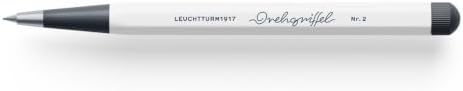 LEUCHTTURM1917 - Drehgriffel Mechanical Pencil - Refillable Writing Stylus with 0.7 mm HB Graphite Lead (White)
