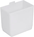 Akro-Mils 30101 Plastic Bin Cups, 2" x 3.25" x 3", White, 48-Pack