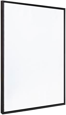 Kate and Laurel Sylvie Blank Framed Canvas Wall Art; 31.5x41.5 Black; Modern Empty Canvas for Paint-Your-Own Art; Ready to Paint Premium Canvas Already Framed