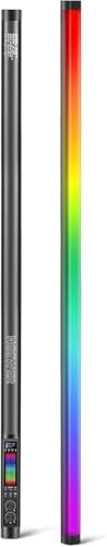 NEEWER TL120C RGB Tube Light, 42W Full Color RGBWW Photography LED Video Light Wand Stick with APP/2.4G/DMX Control, 7 Pixel Effects/18 Scenes, 2500K-10000K CRI97+ TLCI98+, 6000mAh Battery