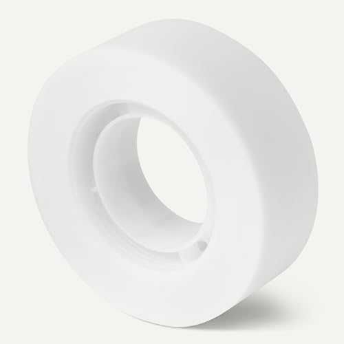 Amazon Basics Matte Finish Invisible Tape, 3/4" x 1000" (27.78 Yards), Translucent, 24-Pack