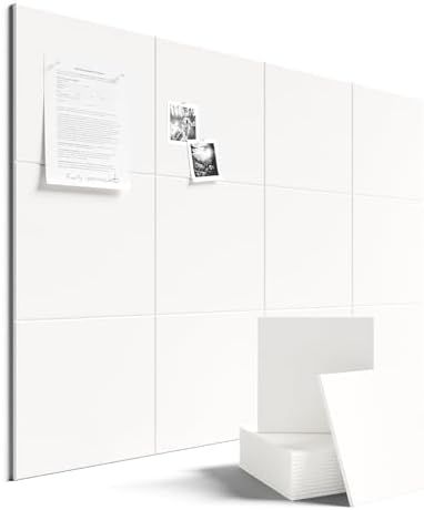 Fluxynara Felt Bulletin Board & Cork Board Alternative, Milky White