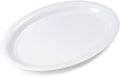 Carlisle FoodService Products Displayware Plastic Catering Platter 21" x 15" White