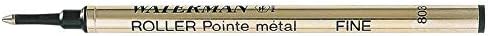 Waterman(R) Refill, Rollerball, Fine Point, 0.5 mm, Black (2-Pack)