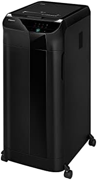Fellowes AutoMax 550C Cross Cut, Auto Feed 2-in-1 Heavy Duty Commercial Paper Shredder with SilentShred (4963001)