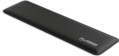 Glorious Gaming Wrist Pad/Rest - Slim TENKEYLESS - Black - Mechanical Keyboards,Stitched Edges,Ergonomic | 14x4 inches | 0.7in/17mm Thick (GSW-87) Slim TENKEYLESS (Black)