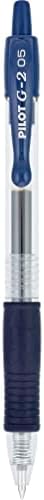 PILOT G2 Premium Retractable Rolling Ball Navy Gel Pens, 0.5mm, 12-Pack