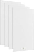 Acoustic Panels, 4 Pack ROOM KIT, Large, 46" x 23", Pure White