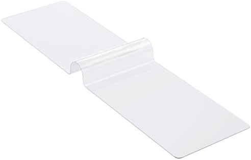 VEVOR Plastic Table Cover, 42 x 96 Inch 1.5 mm Thick Clear Rectangle PVC Desk Mat Protector, Waterproof & Easy Cleaning Desk Pad Tablecloth, for Office Dresser, Dining Room, Night Stand