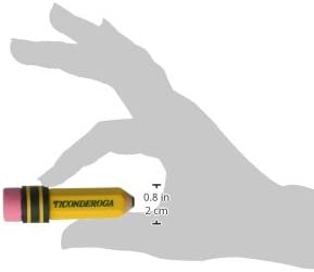 TICONDEROGA Erasers, Pencil Shaped, Yellow, 36-Pack (38936)