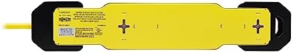 Tripp Lite Eaton TLM609GF Heavy Duty Power Strip with GFCI Plug, Yellow Metal Housing, 6 Outlets, 9 Foot / 2.7 Meter Cord, Keyhole Mounting Slots, Industrial Garage Work Shop Bench