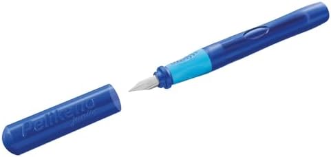 Pelikan Pelikano Junior School Fountain Pen for Right-Handed Users, with Beginner Nib A, 1 Piece - Random Colour, No Colour Request Possible
