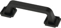 Franklin Brass 10 Pack Matte Black Cabinet Handles 3 inch (76mm) Kitchen Cabinet Handles and Drawer Pulls for Cupboards and Dressers |Notched Backplate