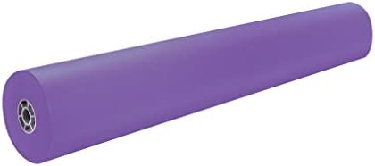 Rainbow Colored Kraft Duo-Finish Paper, Purple, 36" x 1,000', 1 Roll