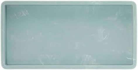 Nicole Miller - Vanity Tray, Resin Countertop Accessories, Dorm Room Essentials (Kendall Collection, Oasis)