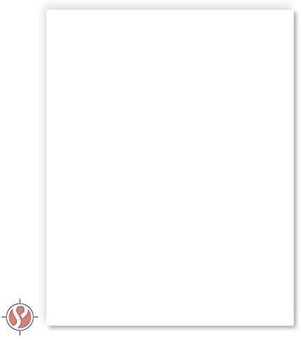 White Cardstock - For School Supplies, Kids Art & Crafts, Invitations, Business Card Printing | Extra Thick 100 lb Card Stock, 8.5 x 11 inch, Heavy Weight Hard Cover Stock (270 gsm) 50 Sheets Per Pack