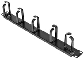 StarTech 1U 19in Rack Cable Management Panel, D-Ring, Metal (CABLMANAGER2)