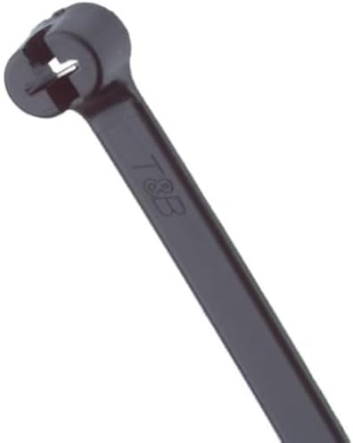 CABLE TIE 18LB 8IN UV BLK 2-PC DIST