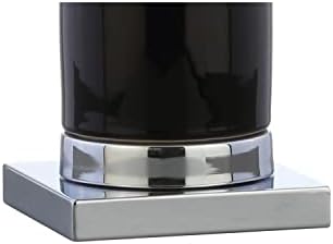 JONATHAN Y Dallas LED Table Lamp Ceramic Metal 31.5", Black/Chrome