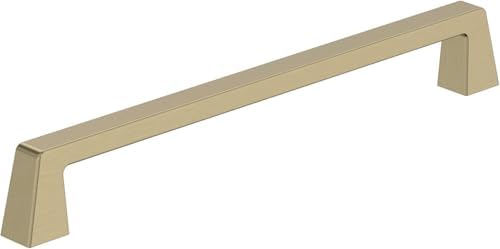 Amerock 8" Blackrock Golden Champagne Drawer Pull