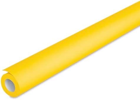 Fadeless Bulletin Board Paper, Fade-Resistant Paper for Classroom Decor | 24” x 60’, Canary, 1 Roll