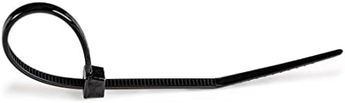 StarTech 100-Pack 6"(15cm) Cable Ties, UL Listed, Black, TAA (CBMZT6B)