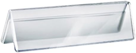 Azar Displays 192802 8.5-Inch Width by 2-Inch Height Two-Sided Nameplate, 10-Pack