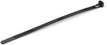 StarTech.com 8"(20cm) Reusable Cable Ties - 1/4"(7mm) Wide, 1-7/8"(50mm) Bundle Dia. 50lb(22kg) Tensile Strength, Releasable Nylon Ties, Indoor/Outdoor, 94V-2/UL Listed, 100 Pack - Black, TAA