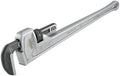 RIDGID 31110 Model 836 36" Aluminum Straight Pipe Wrench with 5" Pipe Capacity, 40% Lighter Aluminum Straight Plumbing Wrench with I-Beam Handle