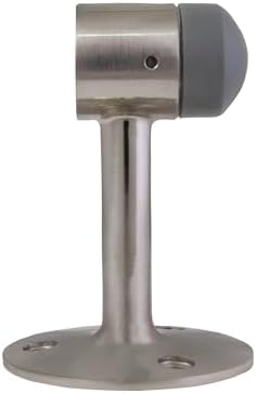 Design House Gooseneck Doorstop, Satin Nickel
