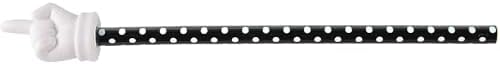 Teacher Created Resources Black Polka Dots Hand Pointer, Pack of 5