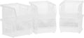 Akro-Mils 30210 AkroBins Plastic Storage Bins, 5"x4"x3", Clear, 6-Pack