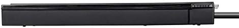 Monoprice 12 Outlet Slim Surge Protector - UL Rated, 4,230 Joules, Grounded And Protected Light Indicator, 10 Feet, Black